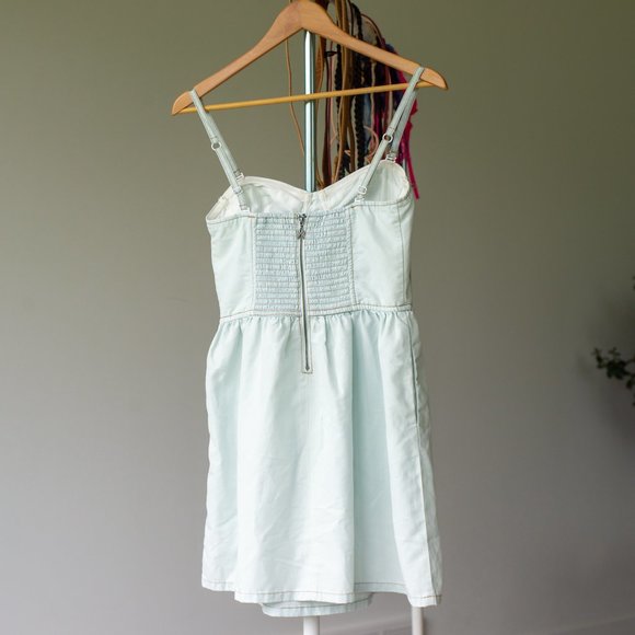 NWOT Soft, denim dress Size 4 - Picture 3 of 14